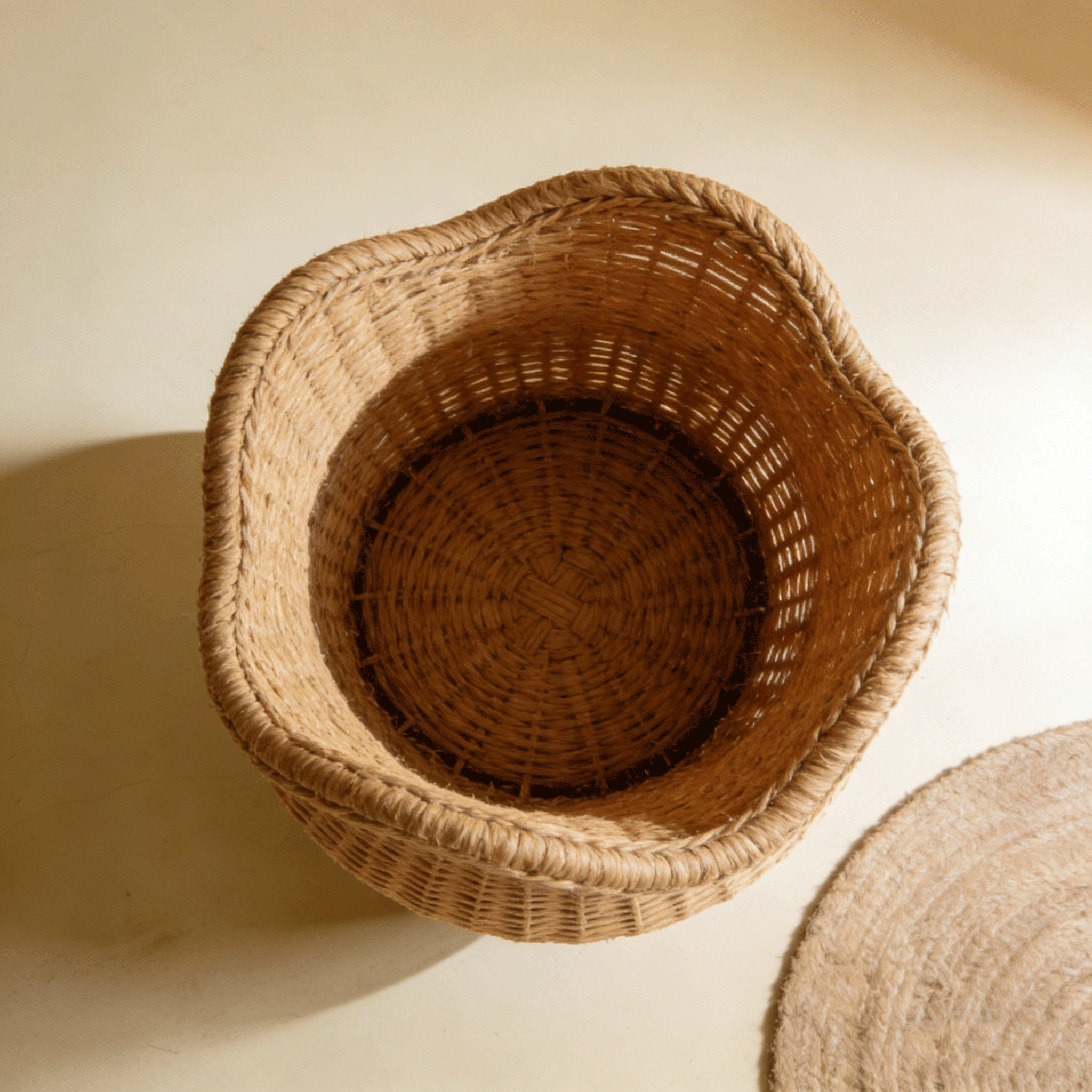 ตะกร้าหวายใส่ของแพ็ค 3 