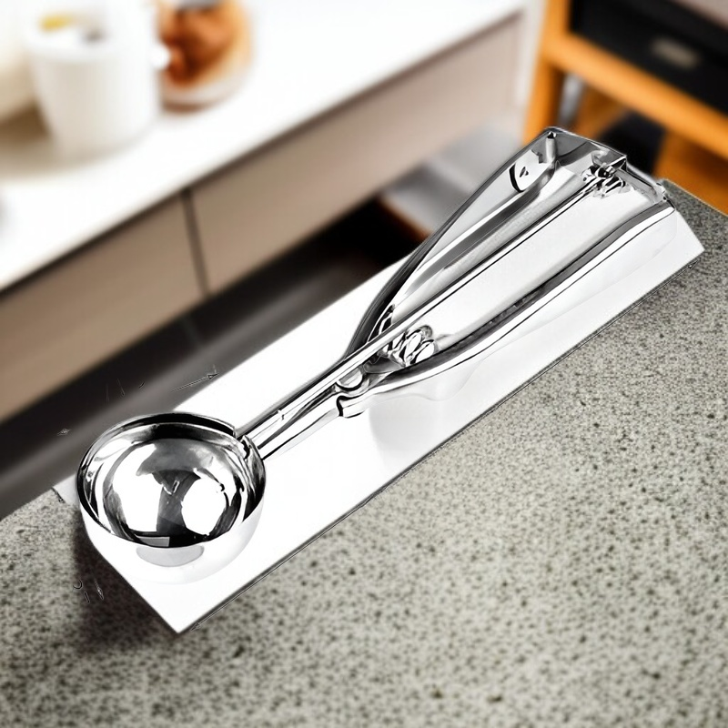 Plastic Ice Cream Scoop Kitchen Fruit Ball Spoon