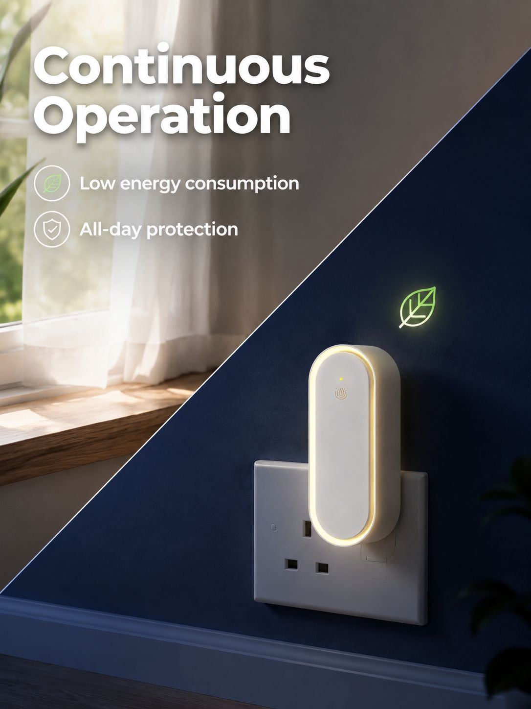 Close-up of Home Ultrasonic Pest Repeller design