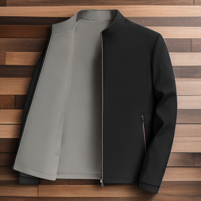 봄 남자 차이나 재킷 양면 비즈니스 봄가을 아우터 상의 아빠룩 양면