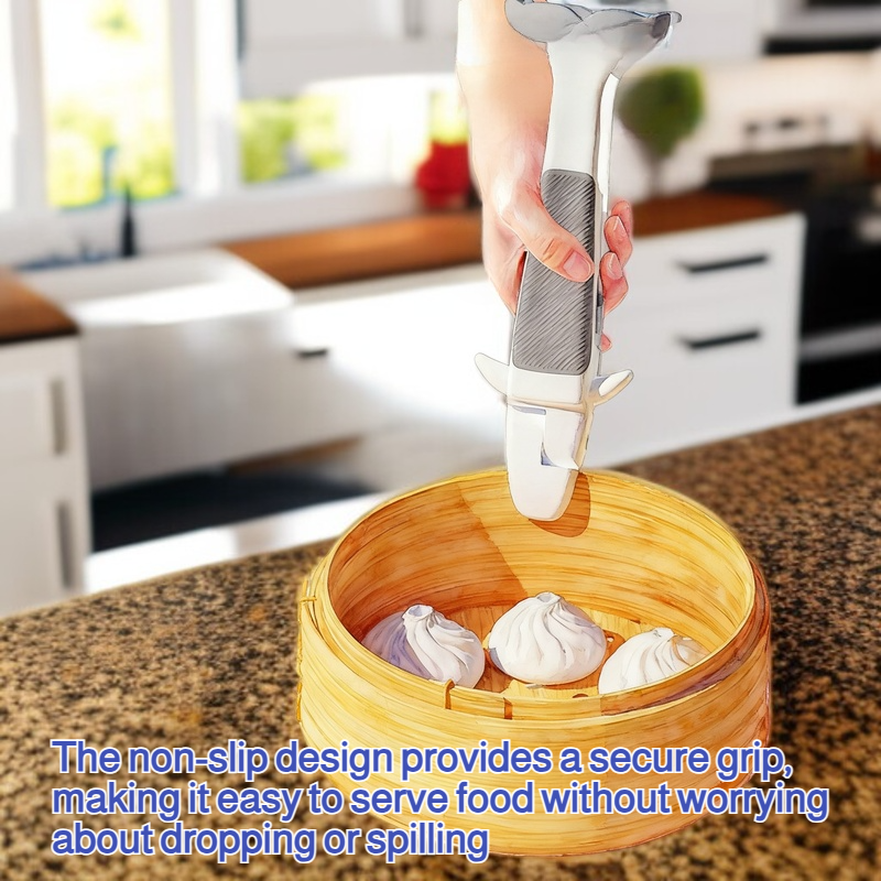 Anti-Scald Silicone Bowl Clip Non-Slip Serving Tongs