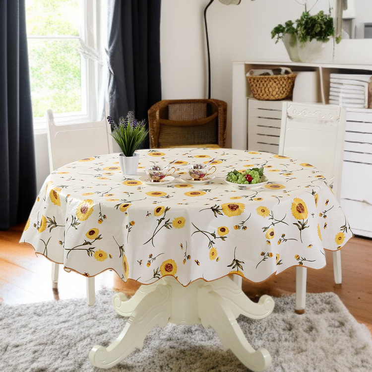 원형 방수 테이블보