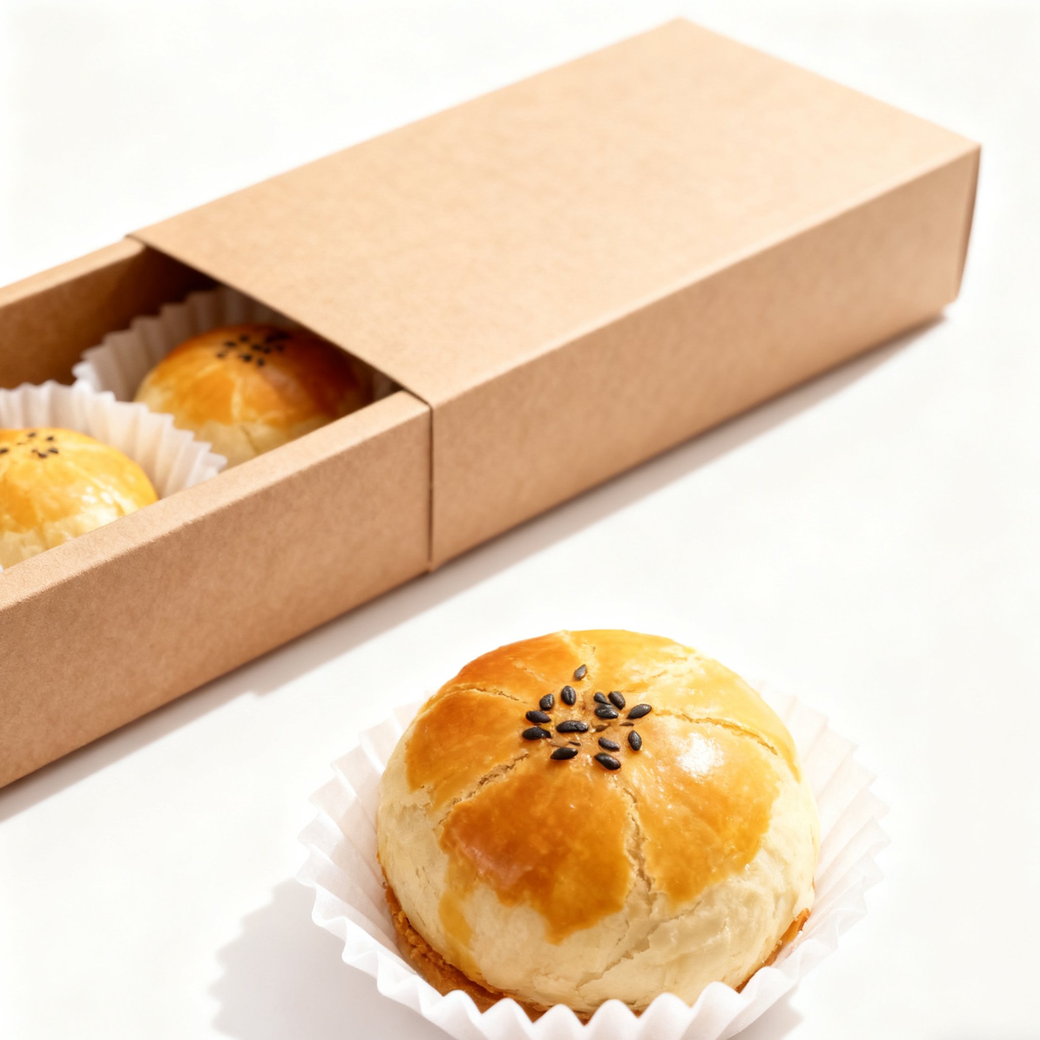 エッグヨークケーキ2箱セットのパッケージ画像