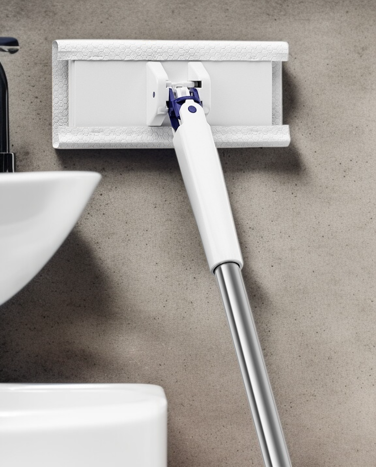 작은 밀대와 교환 가능한 종이 부착 장면