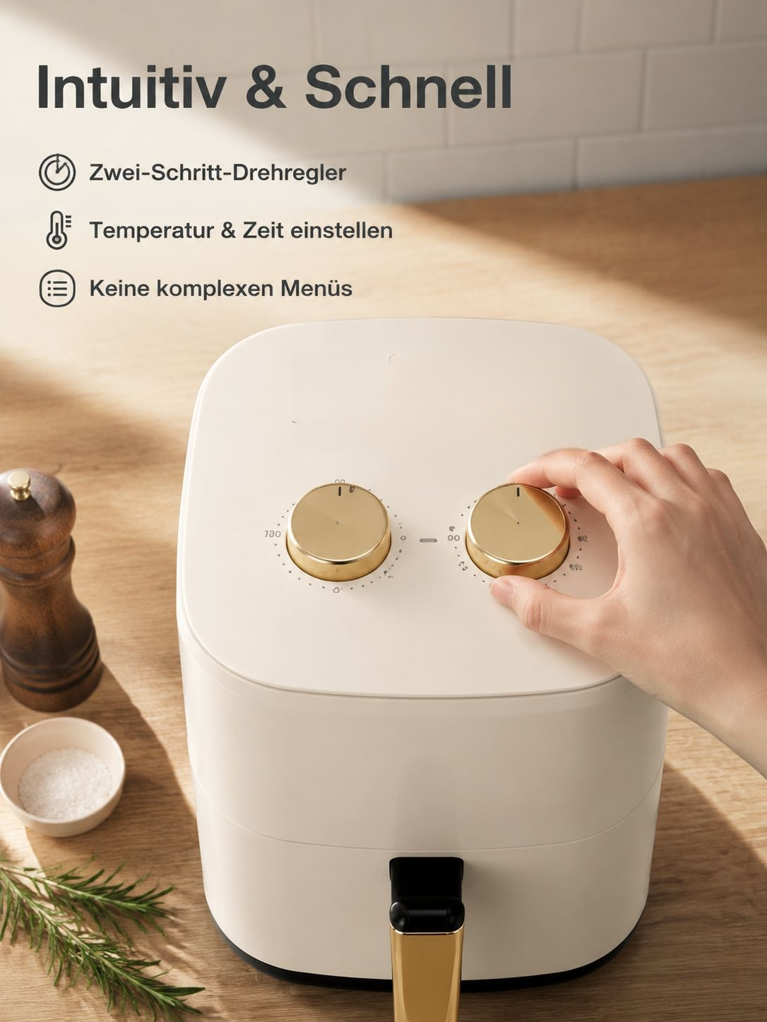 Multifunktionaler Heißluftfritteuse Backofen