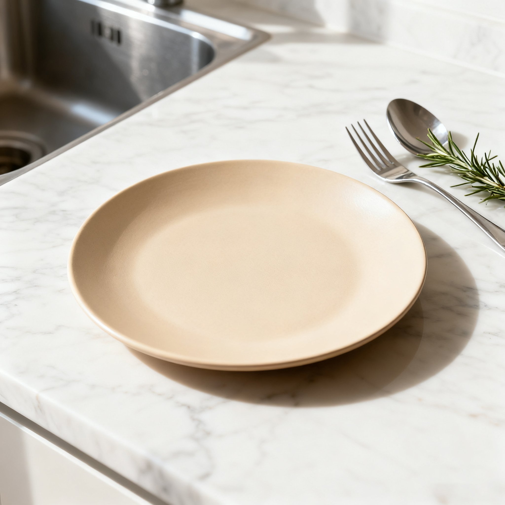 Detailansicht der Khaki-Platte – hochwertige Verarbeitung