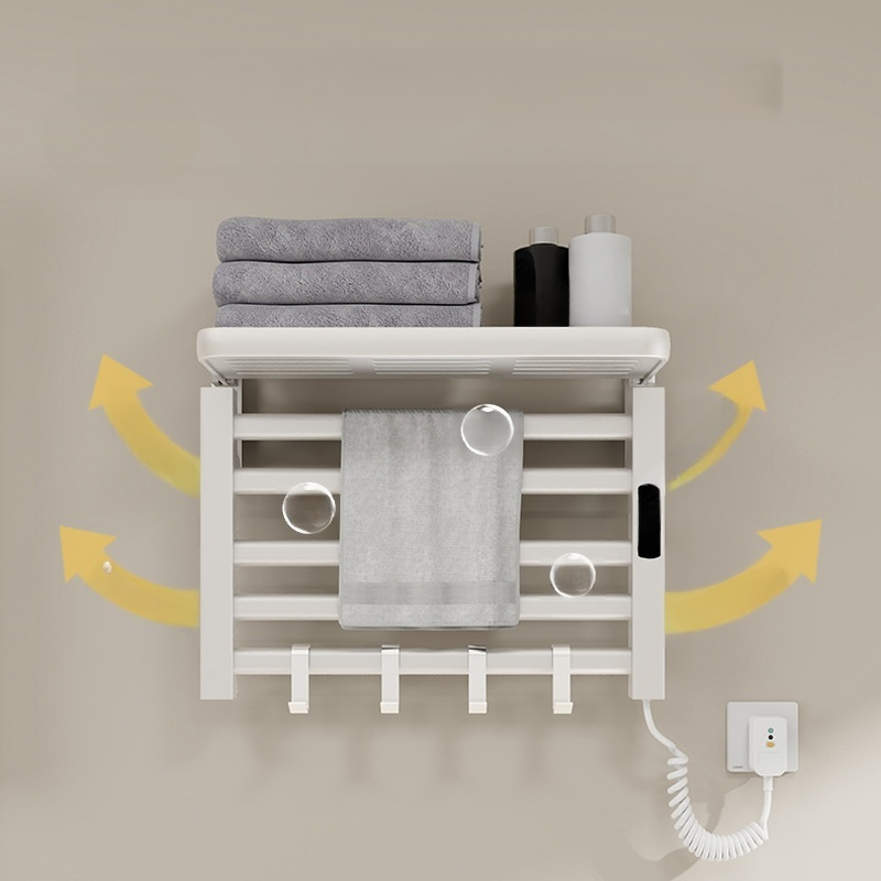 家用衛生間免打孔恒溫電熱毛巾架