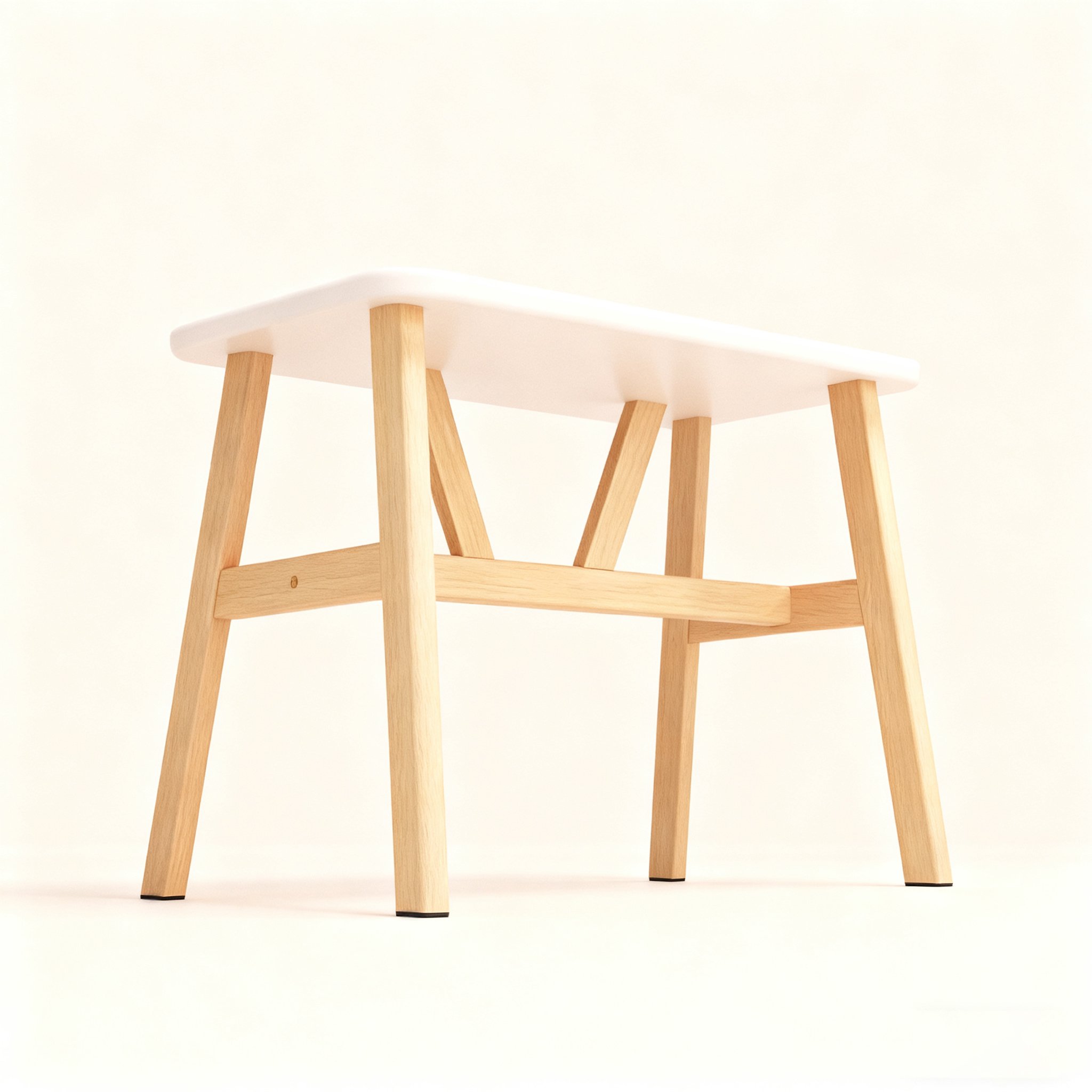 โต๊ะอาหารสีครีมทันสมัย