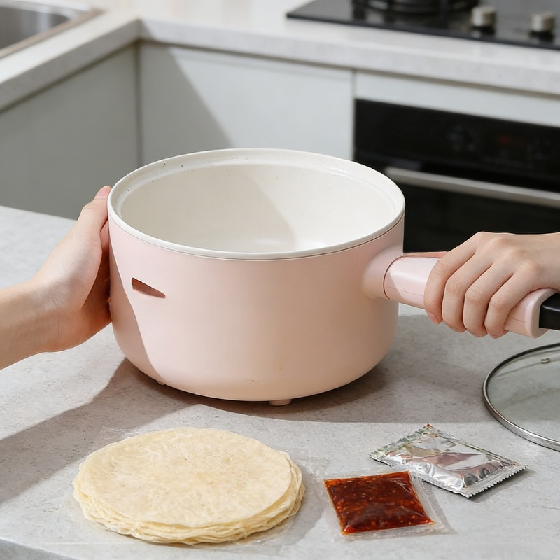 スマート多機能クッカー ノンスティック家庭用・寮用電気鍋