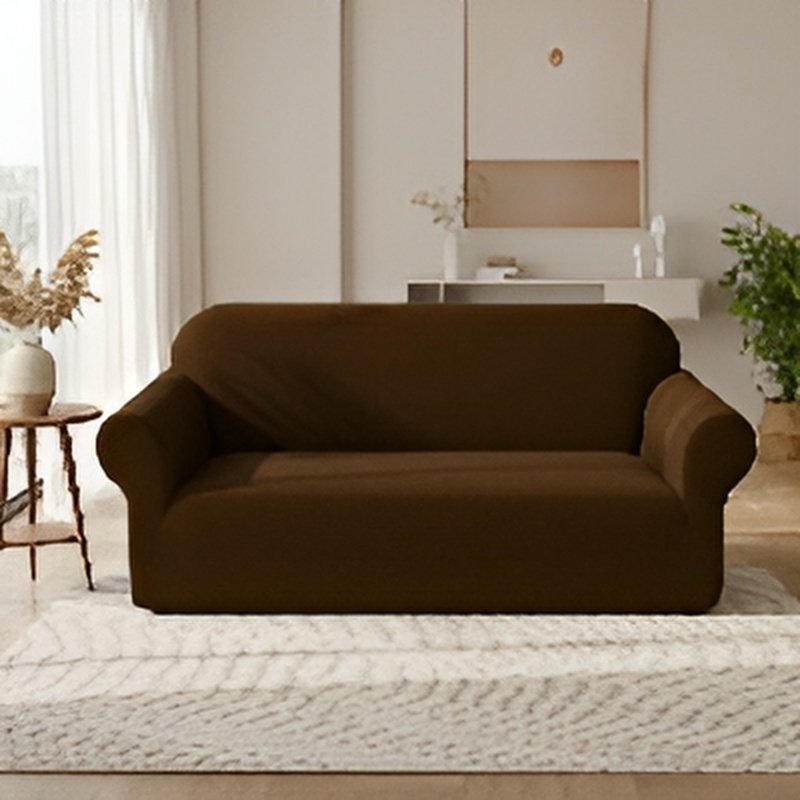 Waterproof Stretch Sofa Cover, Plain Design, Chaise Lounge Combination Sofa Protector