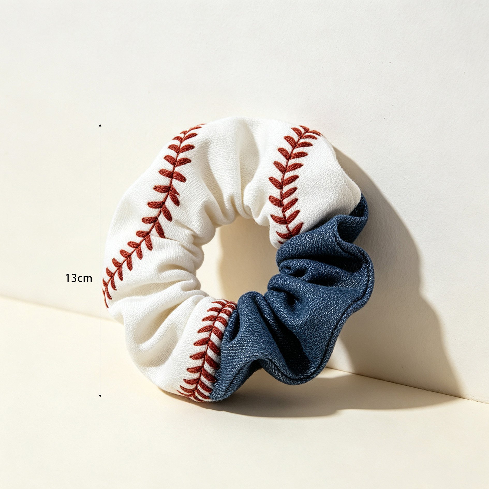 Baseball scrunchie for sports fans