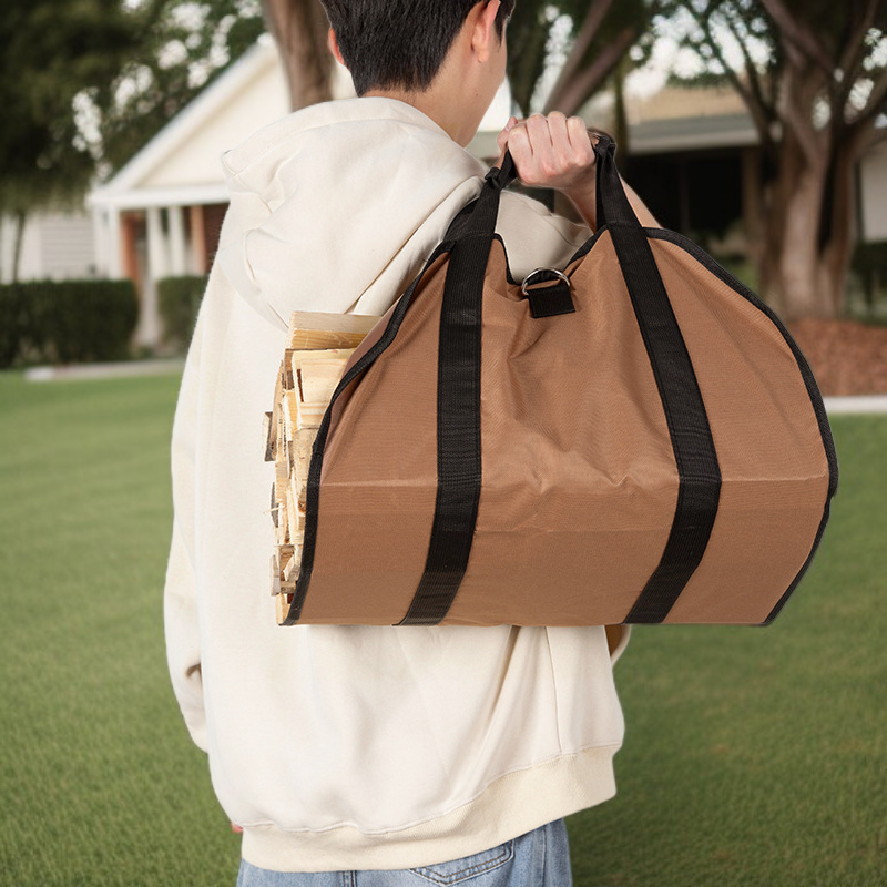 Portable Durable Canvas Logging Bag