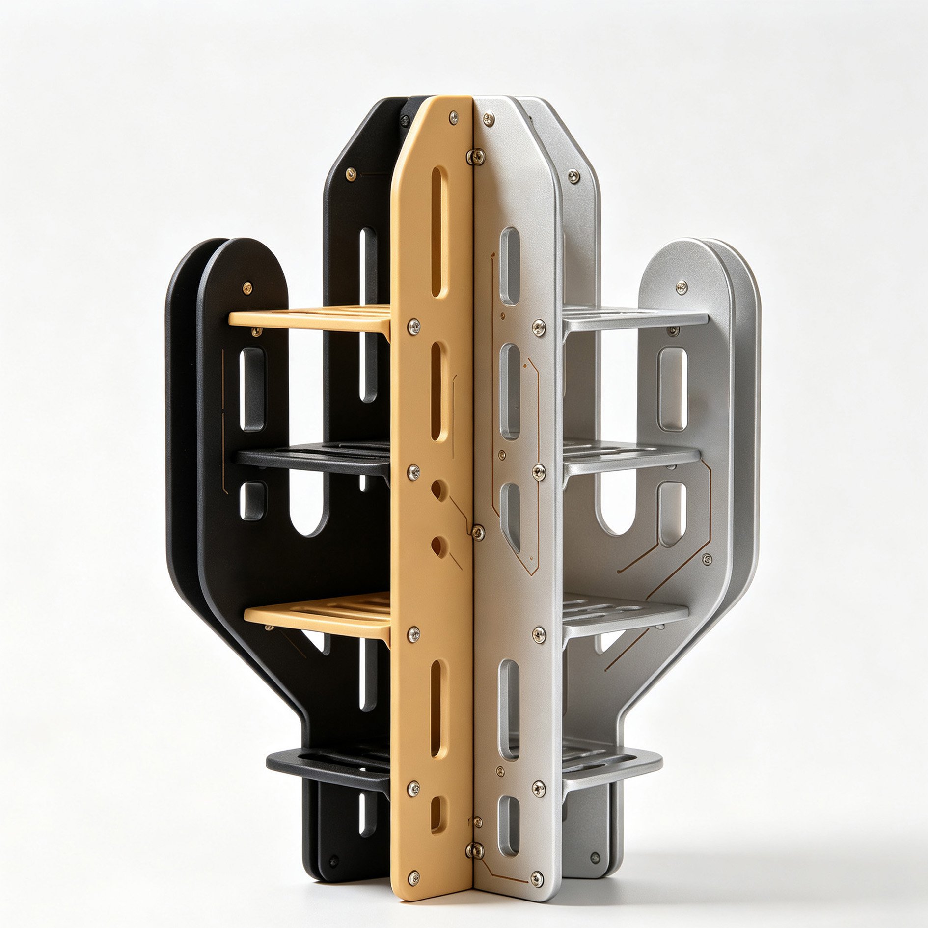 Ruigou Stackable Storage Rack in modern kitchen