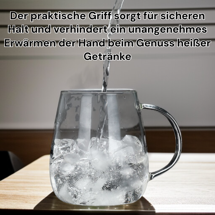 Borosilikatglas mit Griff