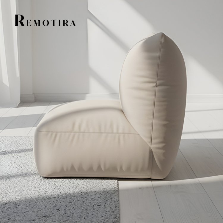 오프 화이트 레이지 소파 전체 모습