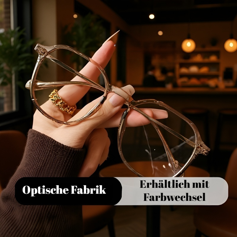 Ultraleichte TR-Brille mit großem Rahmen