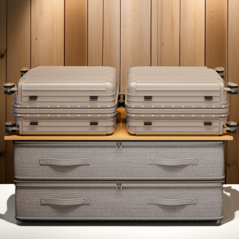 ベッド下収納ボックス フラットな家庭用引き出し式季節キルト収納ボックス ベッド下収納アーティファクト衣類収納ボックス