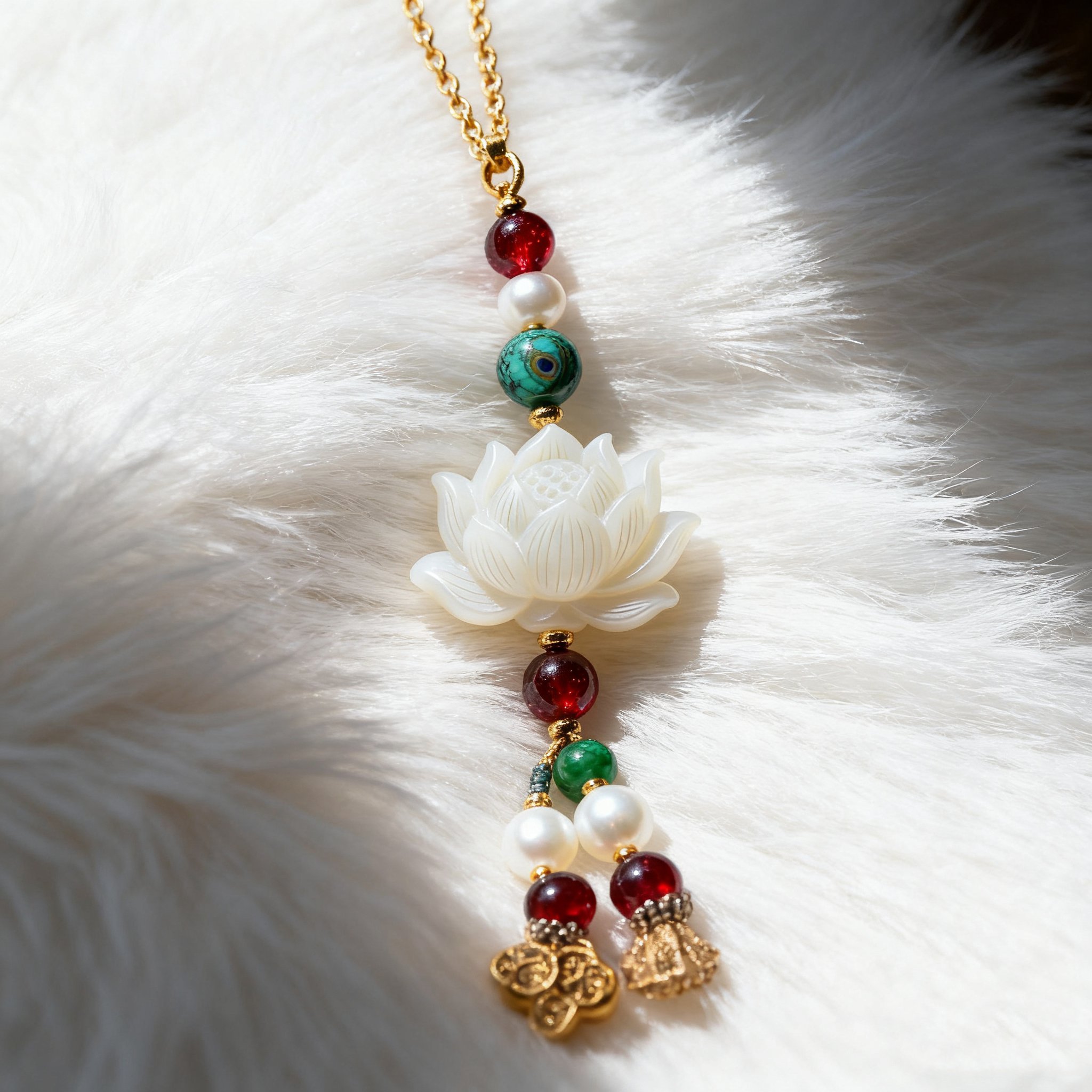 Elegante Handykette aus Bodhiwurzel