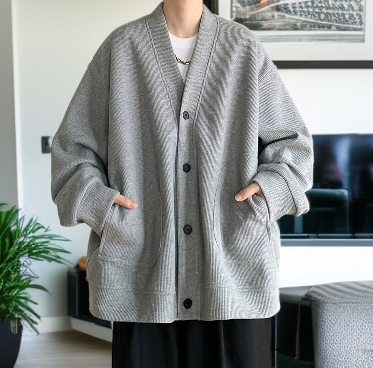 春秋向けレイジースタイルウールセーター