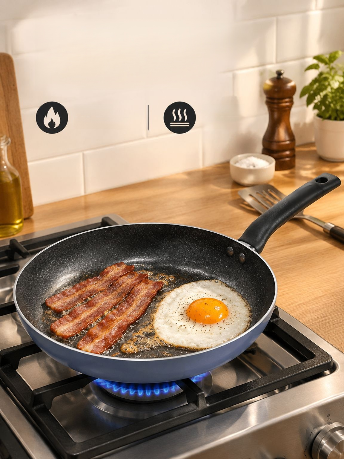 Poêle à crêpes Supor pratique pour pancakes, omelettes et œufs