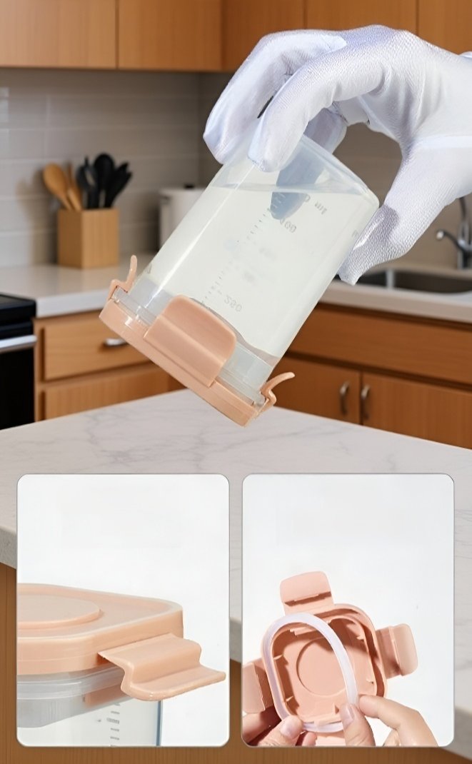 Lightweight frozen food storage container