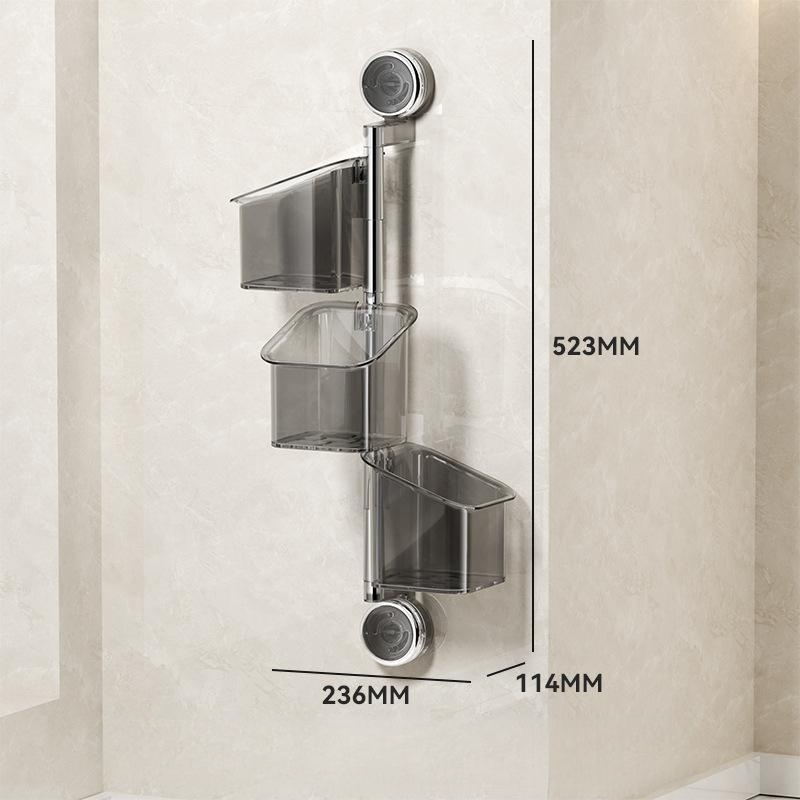 Suction Cup Rotating Storage Basket