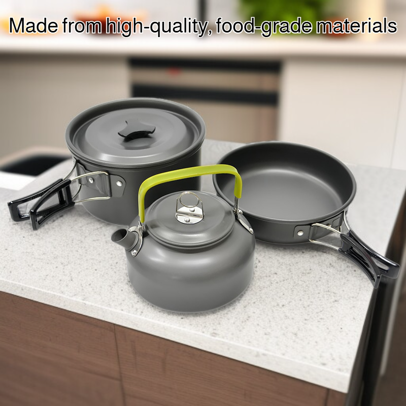  Portable Cookware and Kettle Set