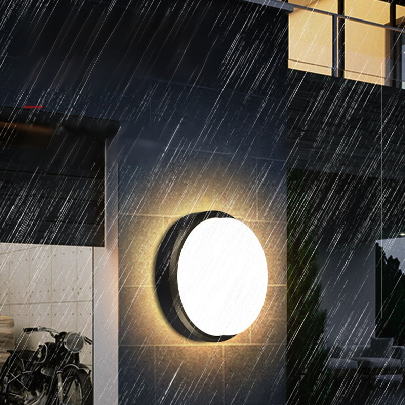 โคมไฟเพดานนำแสงป้องกันความชื้นโคมไฟห้องน้ำรูปไข่