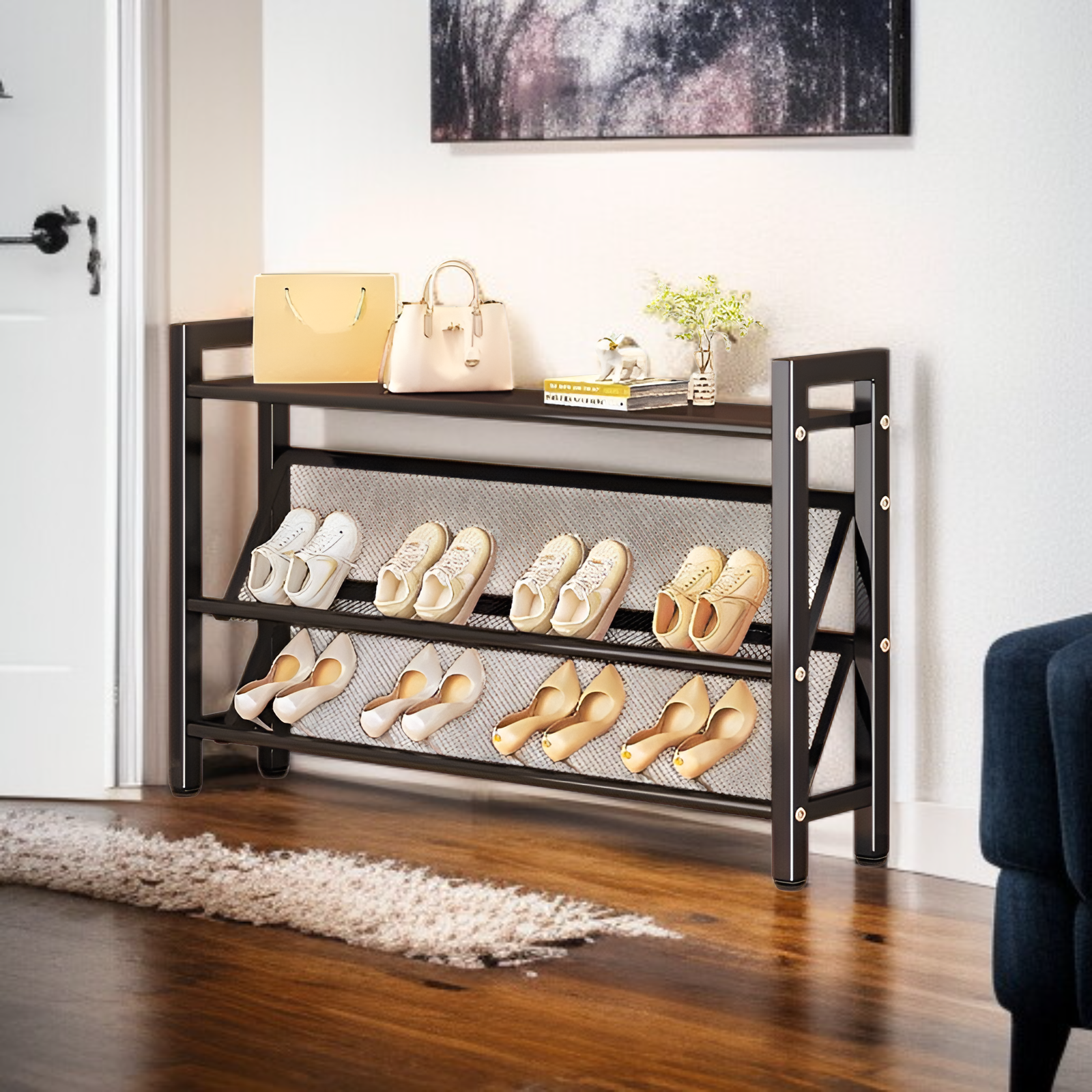 超薄型シューズラック