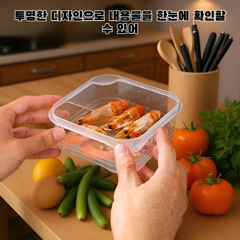 냉장고용 냉동육 보관함