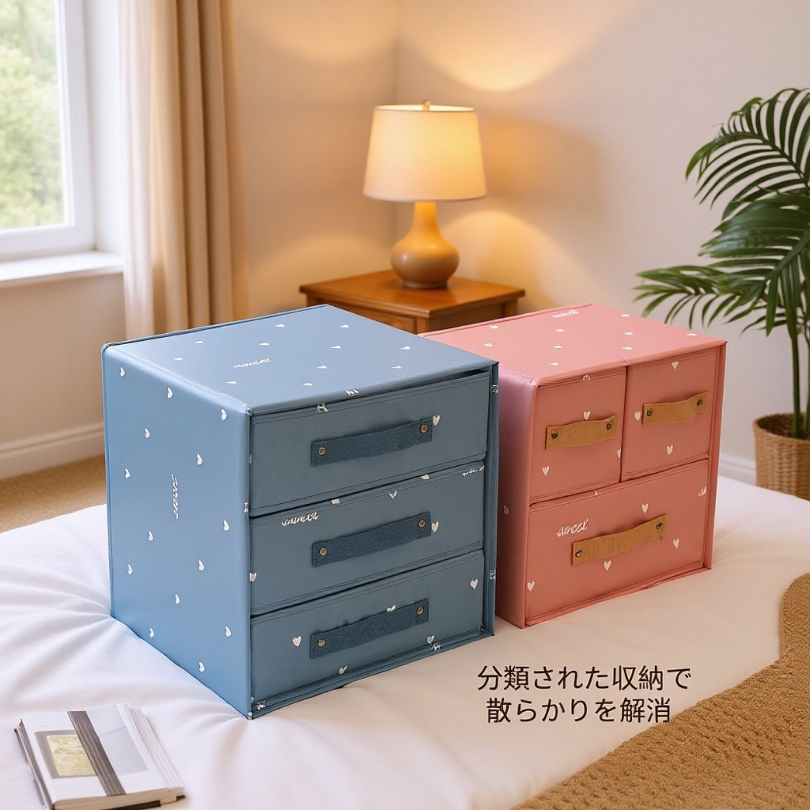 引き出し式衣類収納ボックス 家庭用収納バスケット