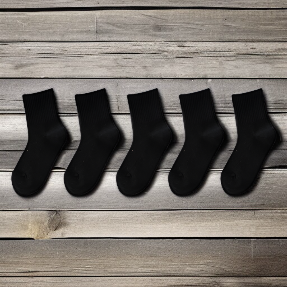 Calcetines blancos de caña media