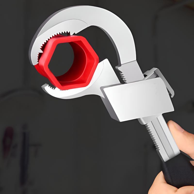 Multi functional aluminum alloy bathroom wrench