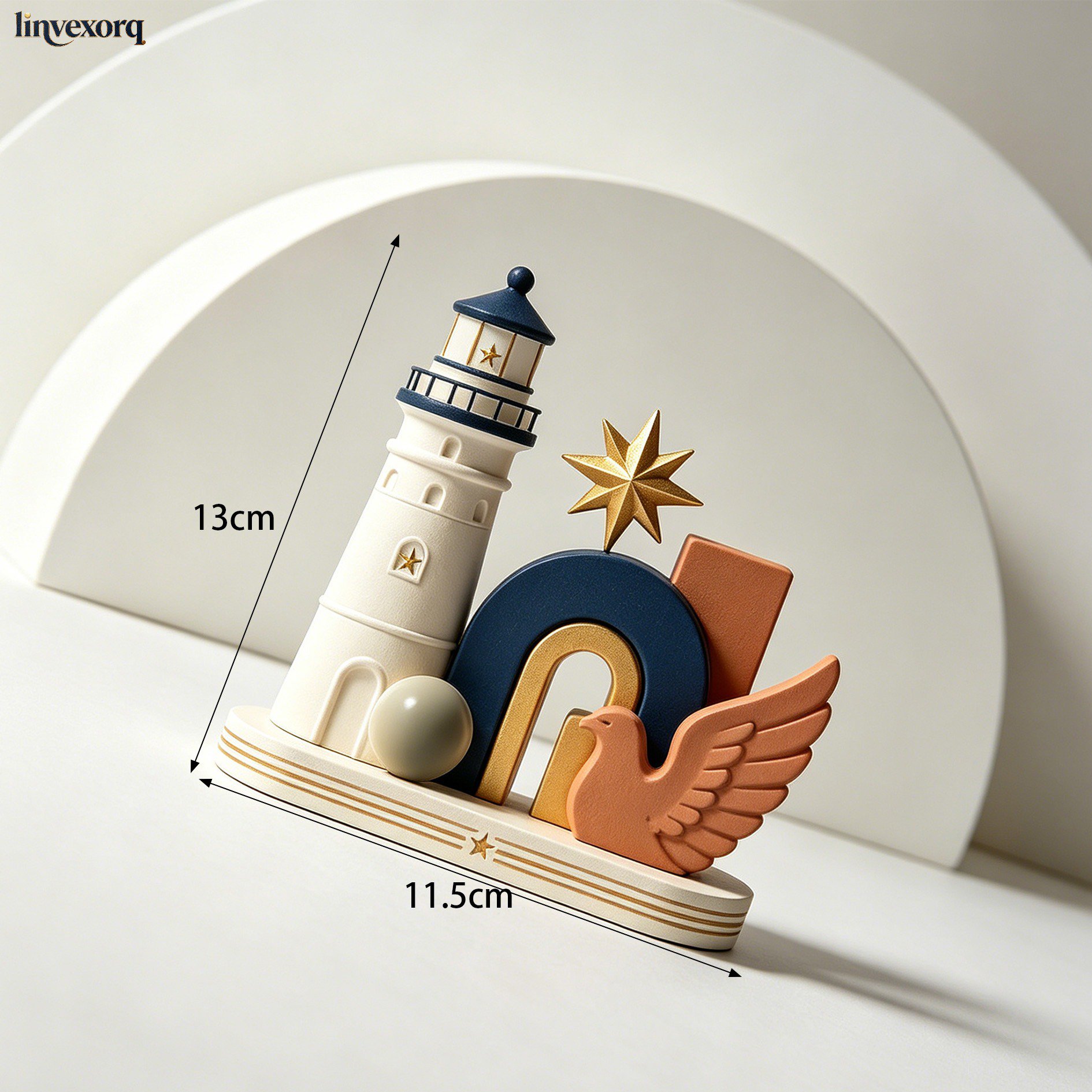 Elegant tabletop ornament for home office decor