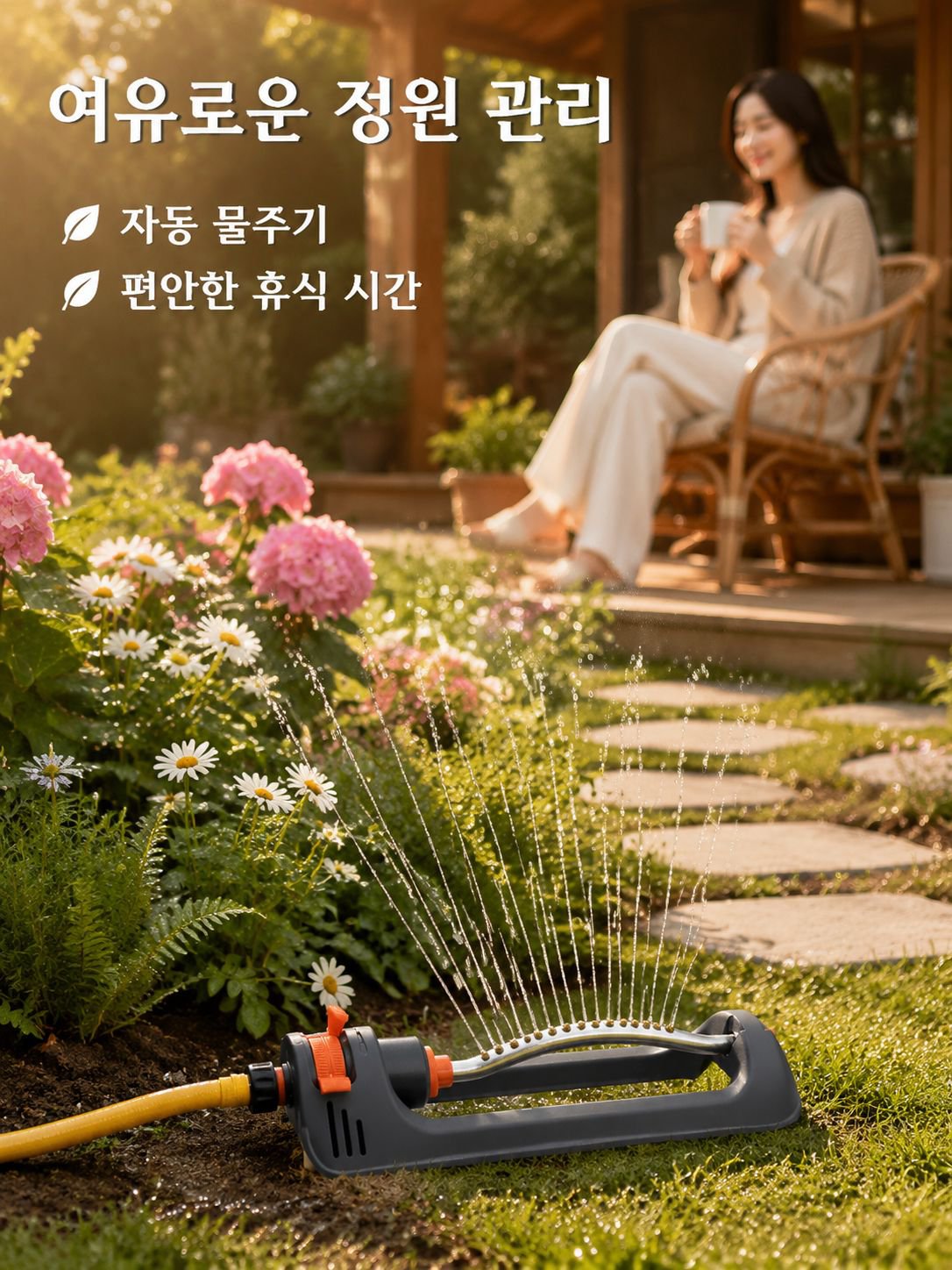 180° 자동 스윙 노즐 19홀 스프링클러 정원 관개 공구 잔디 녹화 꽃 주기 공구