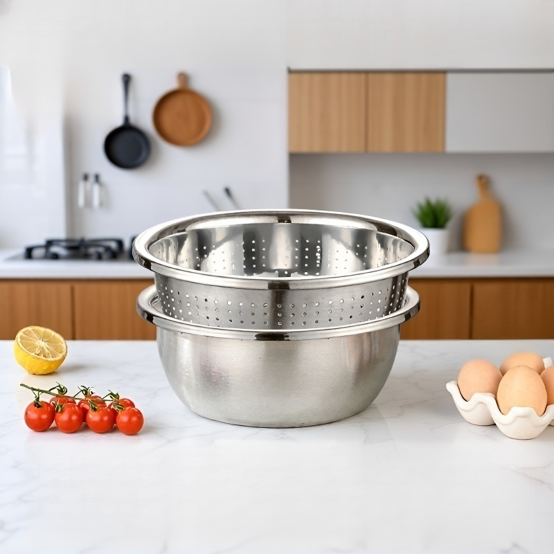 Stainless steel drain basin