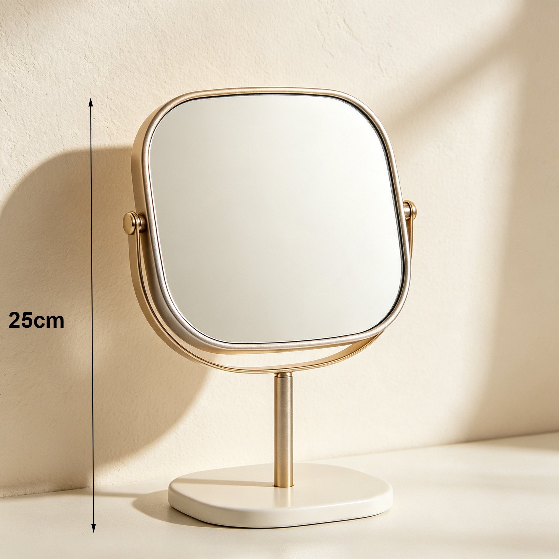 Double pack vanity mirrors for beauty routines