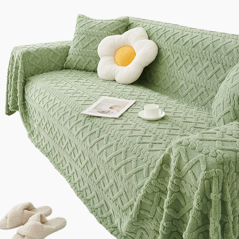 모던 소파 커버 피부 친화 두꺼운 밀크 융단 퓨어 소파 담요 크림 스웨이드 커버 타월 소파 타월 세트