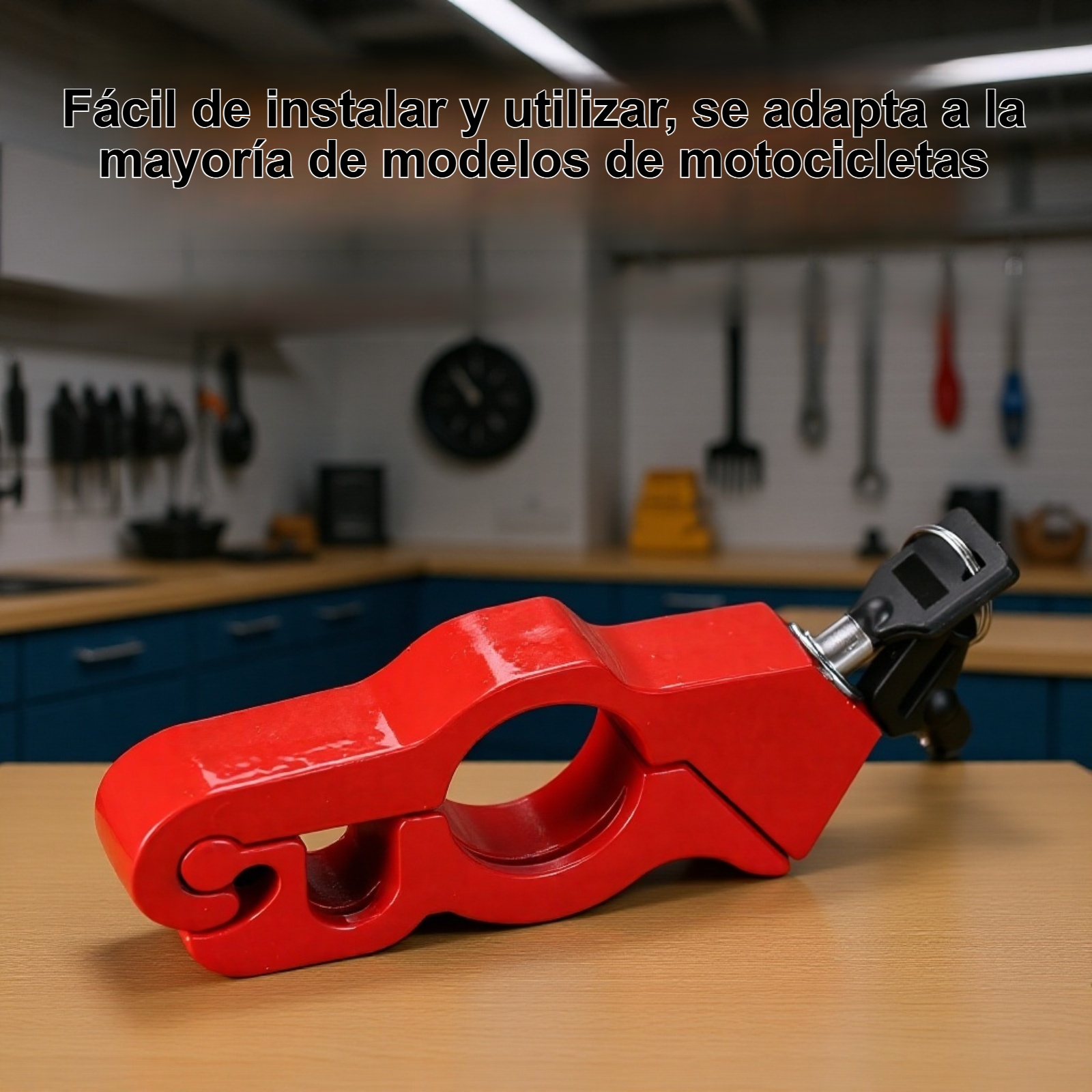 Cerradura de motocicleta