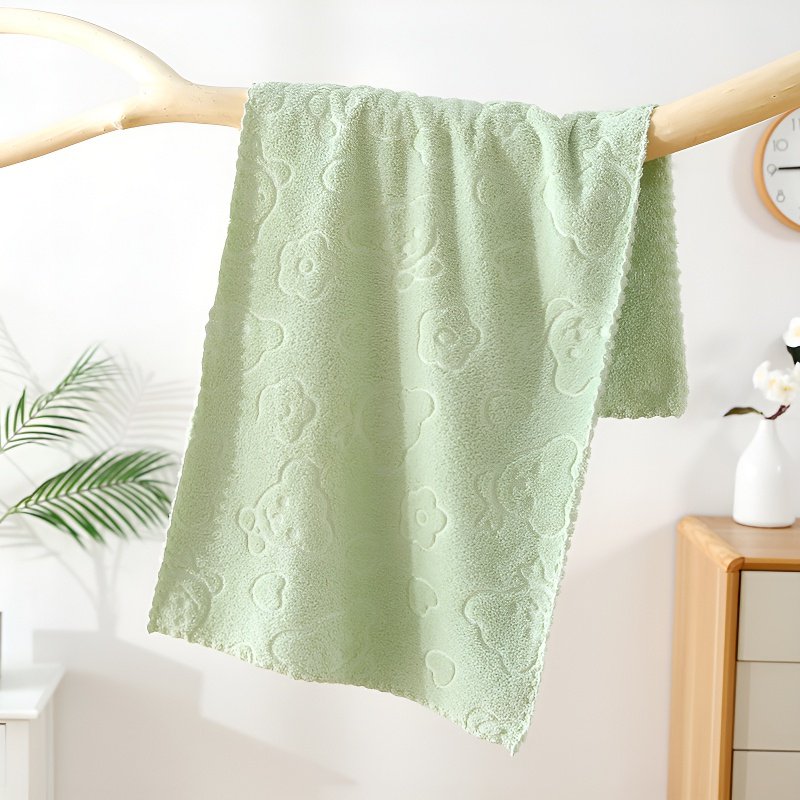 可愛小熊圖案毛巾