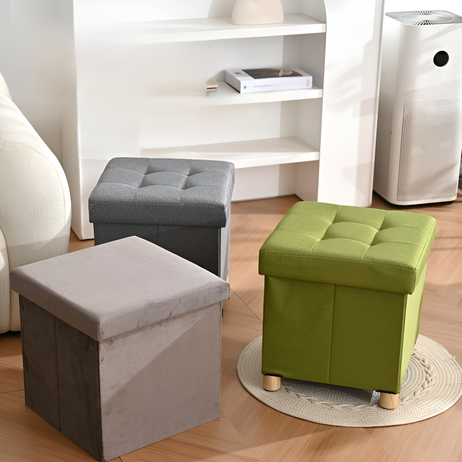 オットマン 収納 スツール 収納 ベンチ 収納ボックス 折りたたみ式 耐荷重130kg 収納 足置き 椅子 ボックス 持ち運びに便利 ふた付き