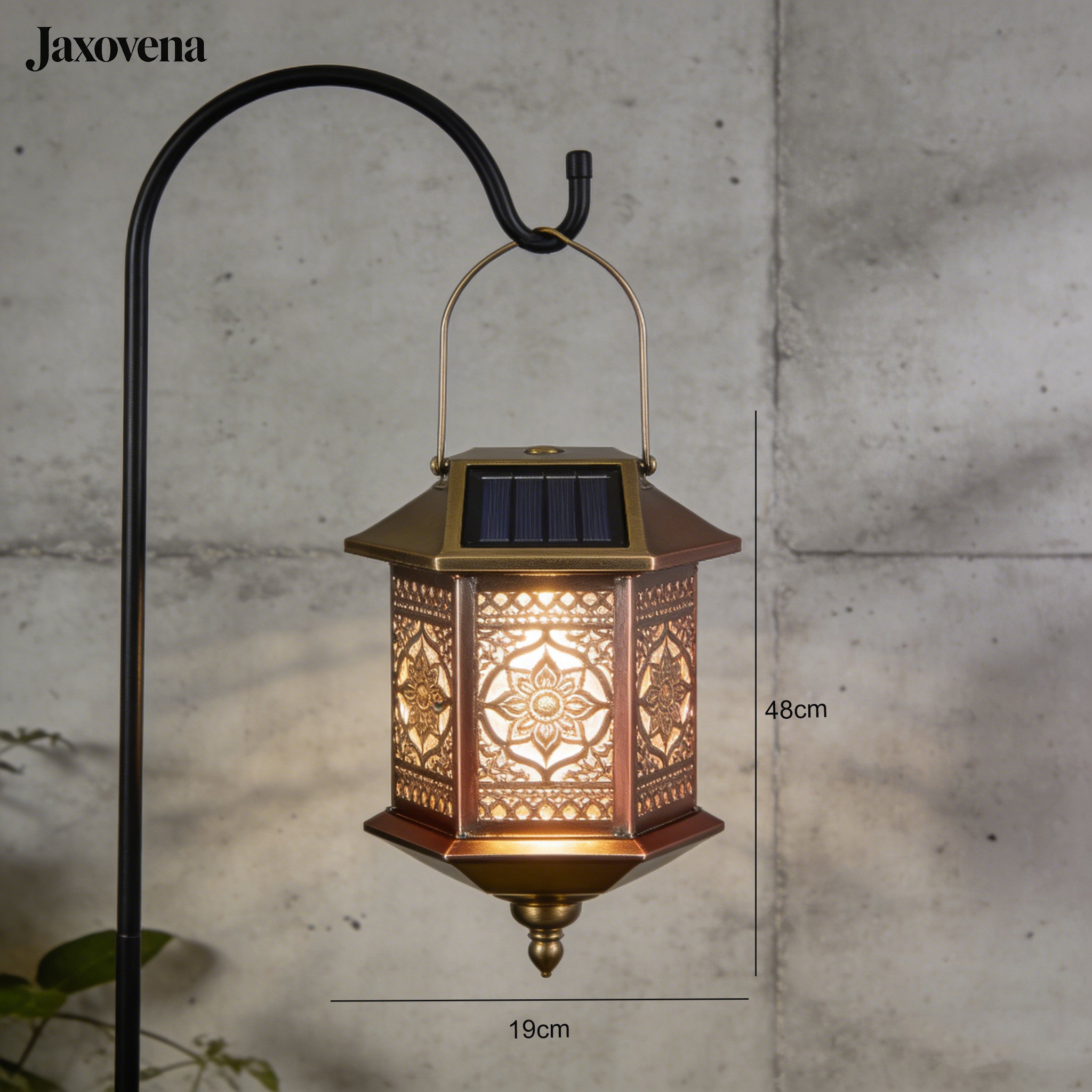 โคมไฟติดผนังพลังงานแสงอาทิตย์ 