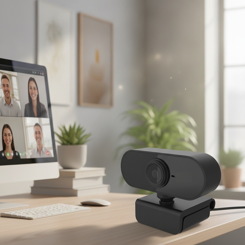 HD USB-Kamera für Laptops, geeignet für Live-Streaming und Online-Kurse