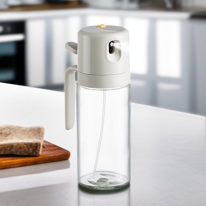 Glass Oil Spray Bottle for Kitchen Home Use
