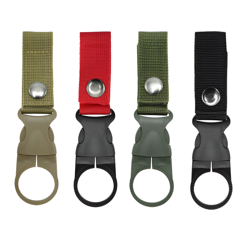 多機能ポータブルアウトドアウォーターボトルホルダークリップ