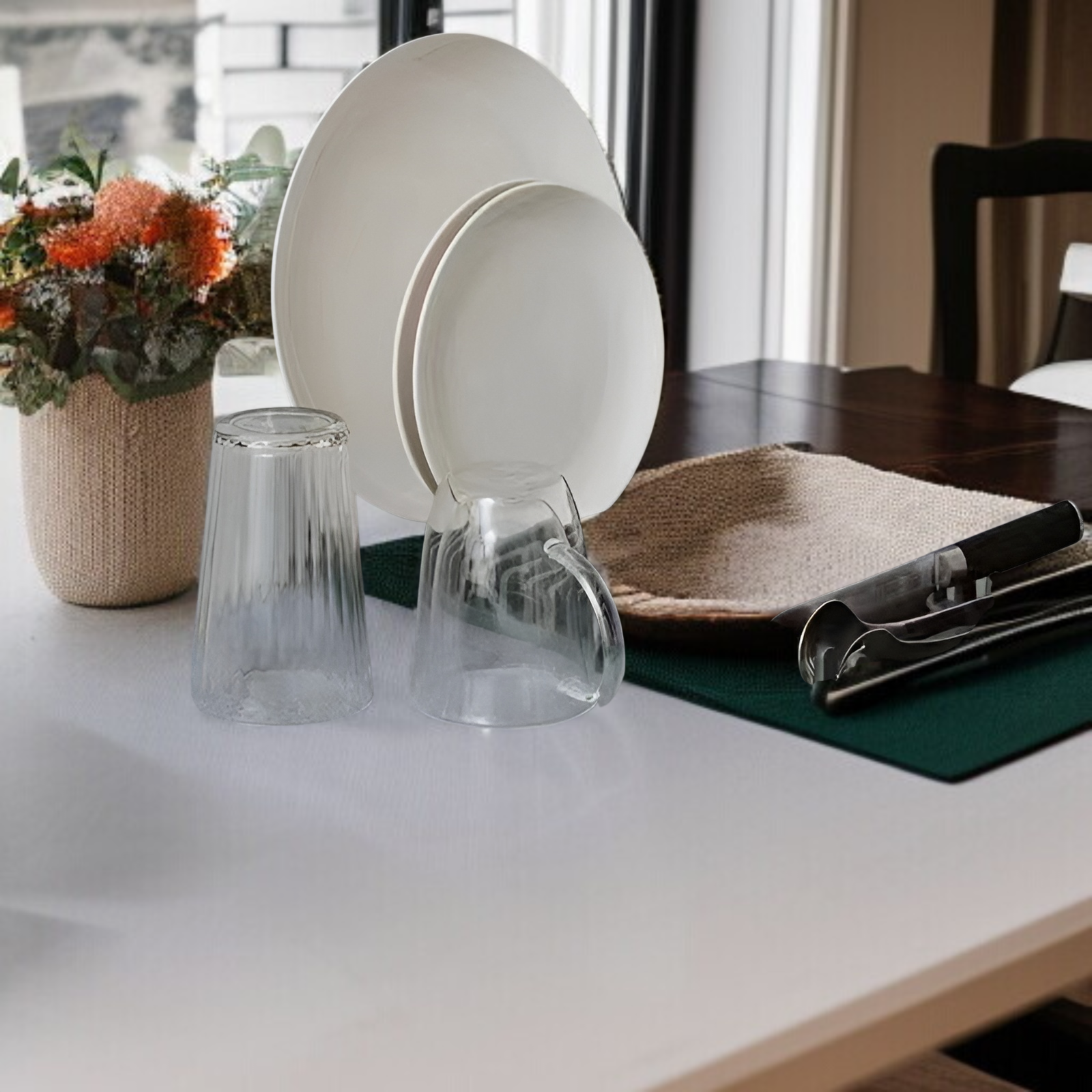 キッチンラック 2in1 食器収納と排水ラックの全体画像