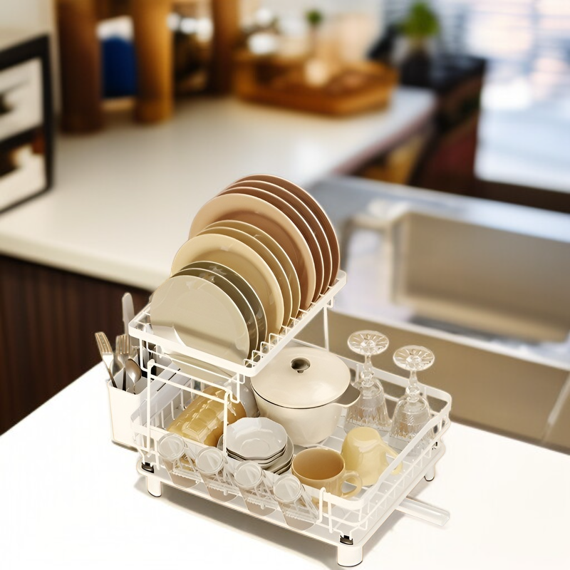씽크대 씽크대 식기건조대 주방칼걸이 젓가락꽂이 이중탈착식건조대 배수홈방수대 국수대 수납주방물건조대