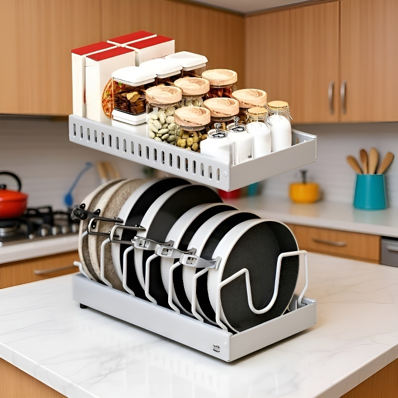 調節可能な調理器具ラック