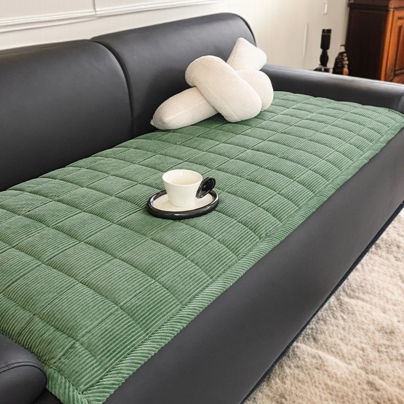 지중해 스타일 두꺼운 소파 쿠션 두꺼운 코듀로이 세탁기 플러스 쿠션 미끄럼 방지 방석 미끄럼 방지 쿠션 두꺼운 소파 쿠션