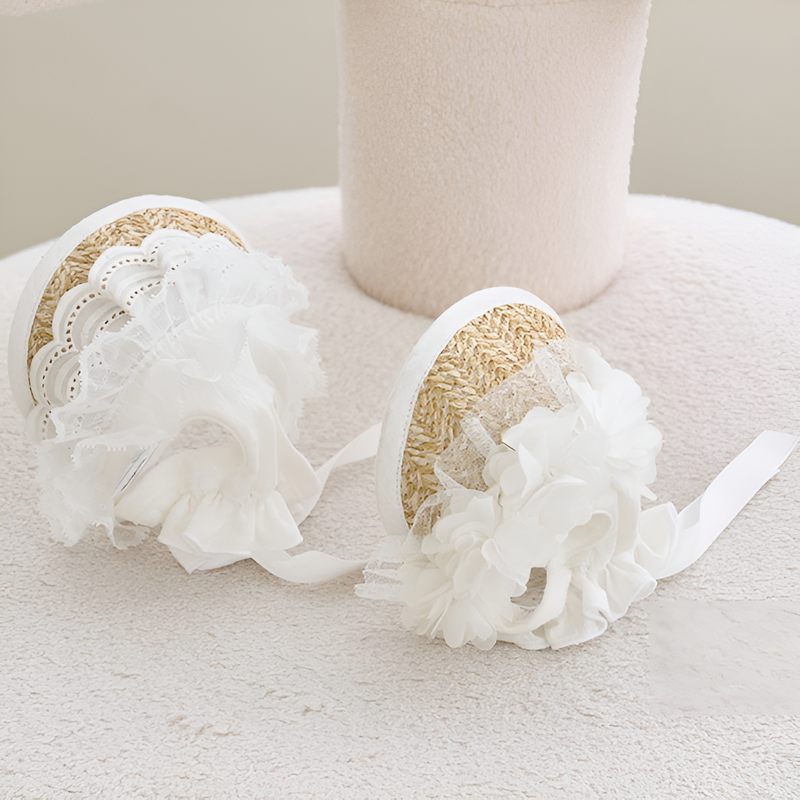 犬や猫に適した麦わら編みの豚鼻帽子